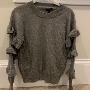 J.Crew Ruffle Sleeve Sweater